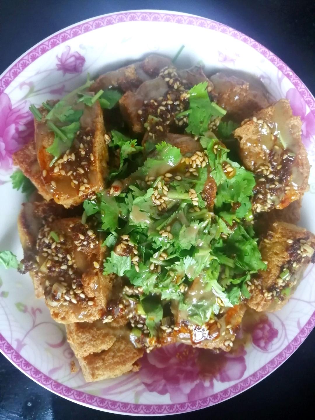 自制油炸臭豆腐