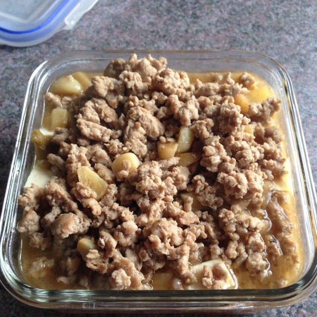 肉末蒸豆腐