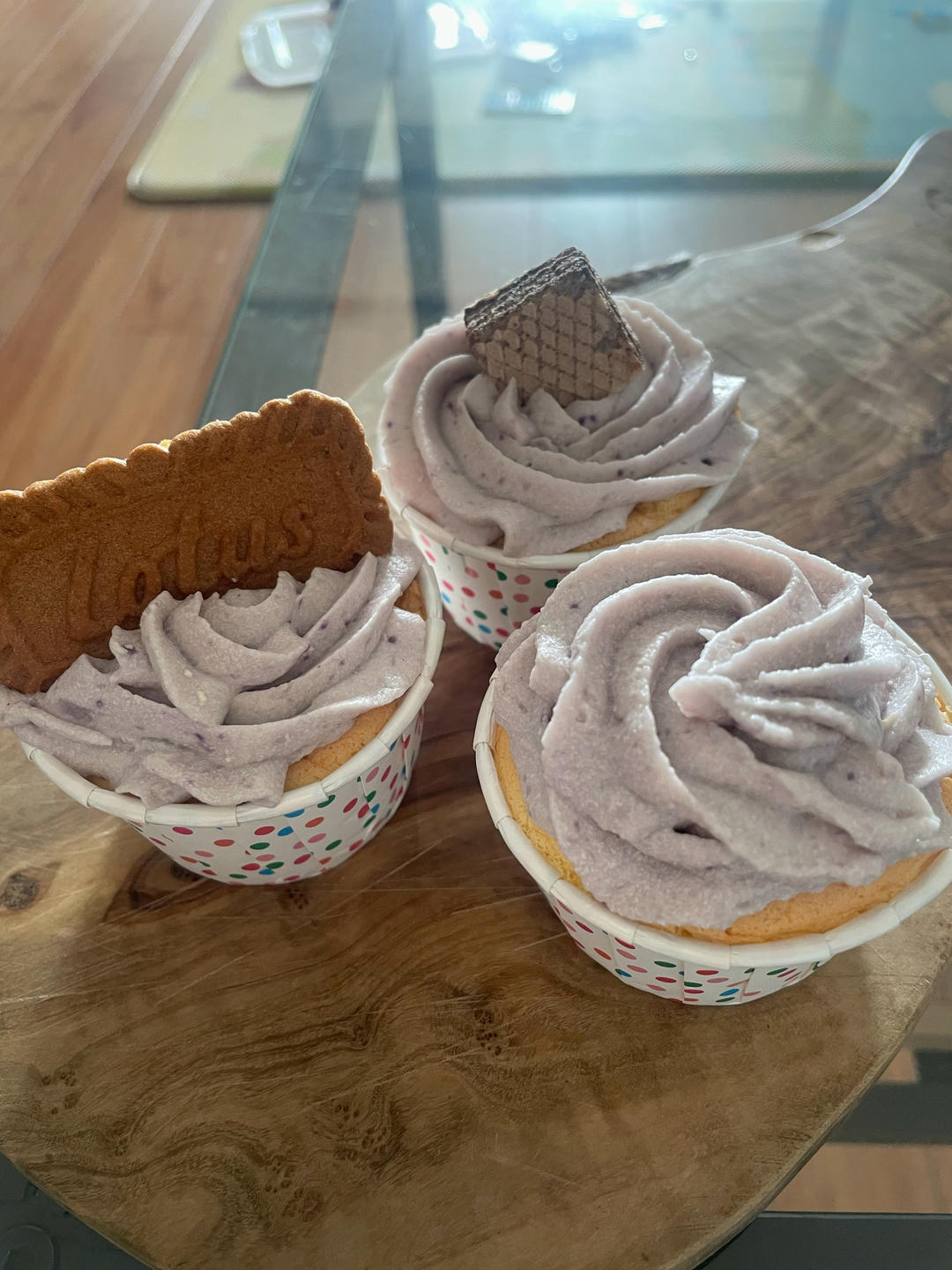 芋泥奶油纸杯蛋糕🧁奶香奶香的太好吃啦！