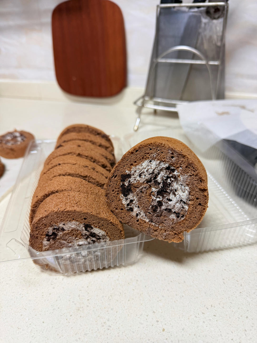 小小戚风蛋糕卷（迷你抹茶卷，原味卷，可可卷）