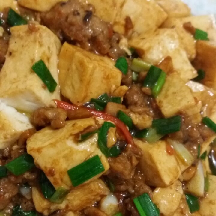 红烧肉沫豆腐