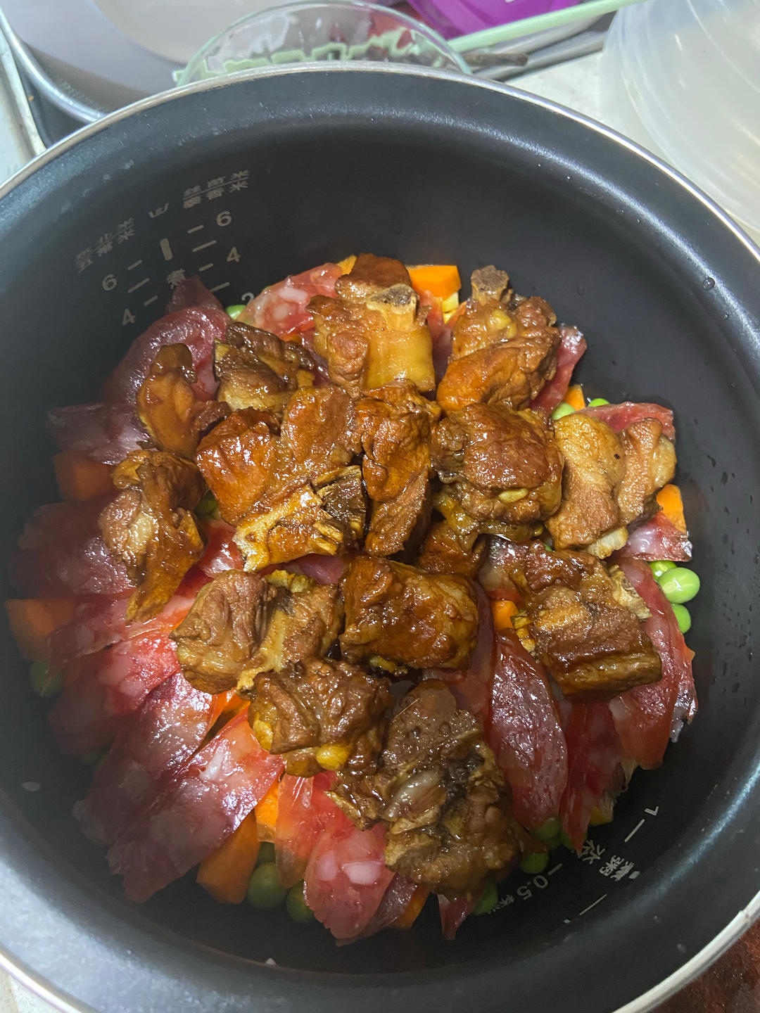 排骨焖饭/电饭煲焖饭煲仔饭