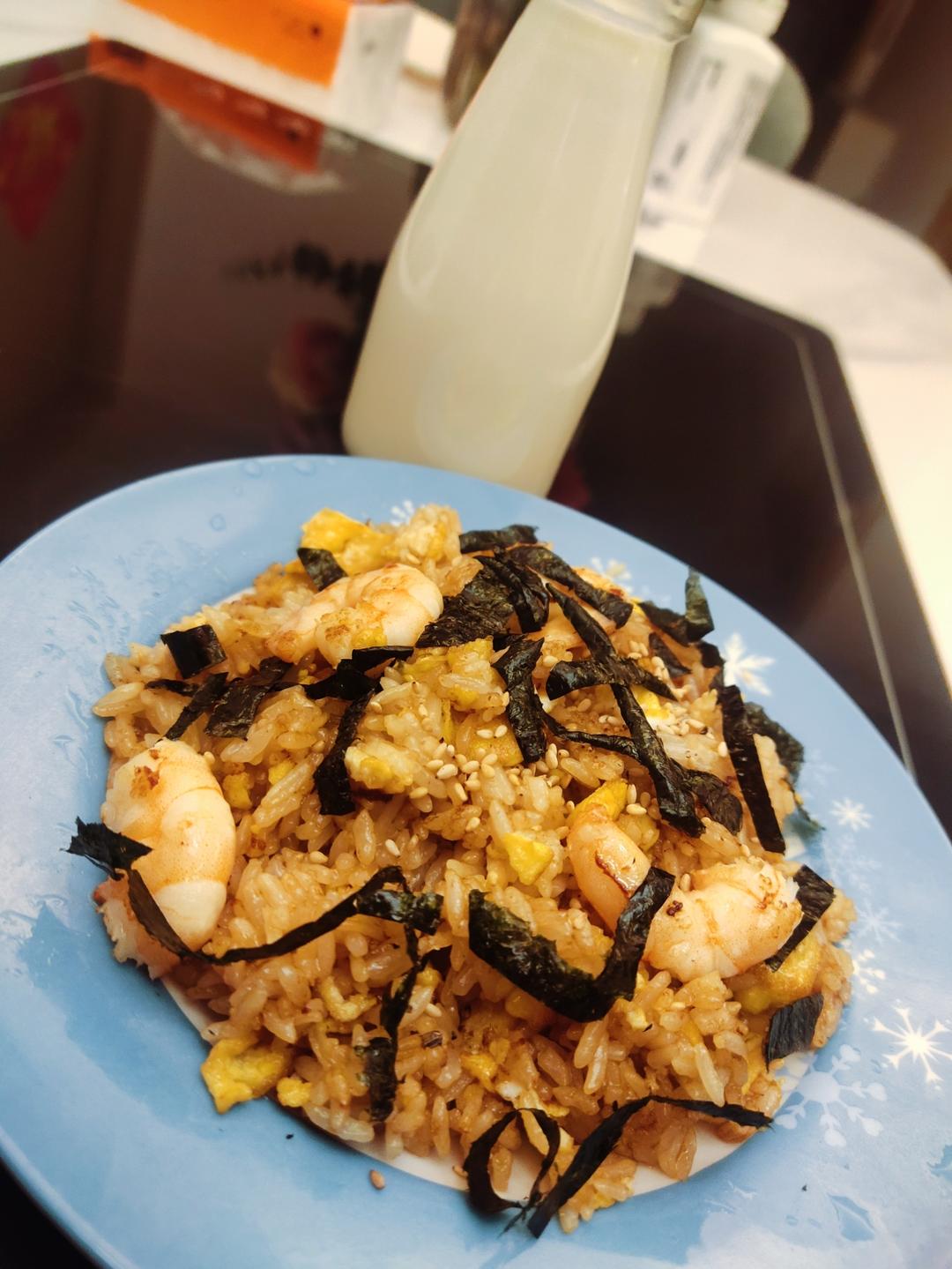 【安佳】黄油肉松海苔炒饭