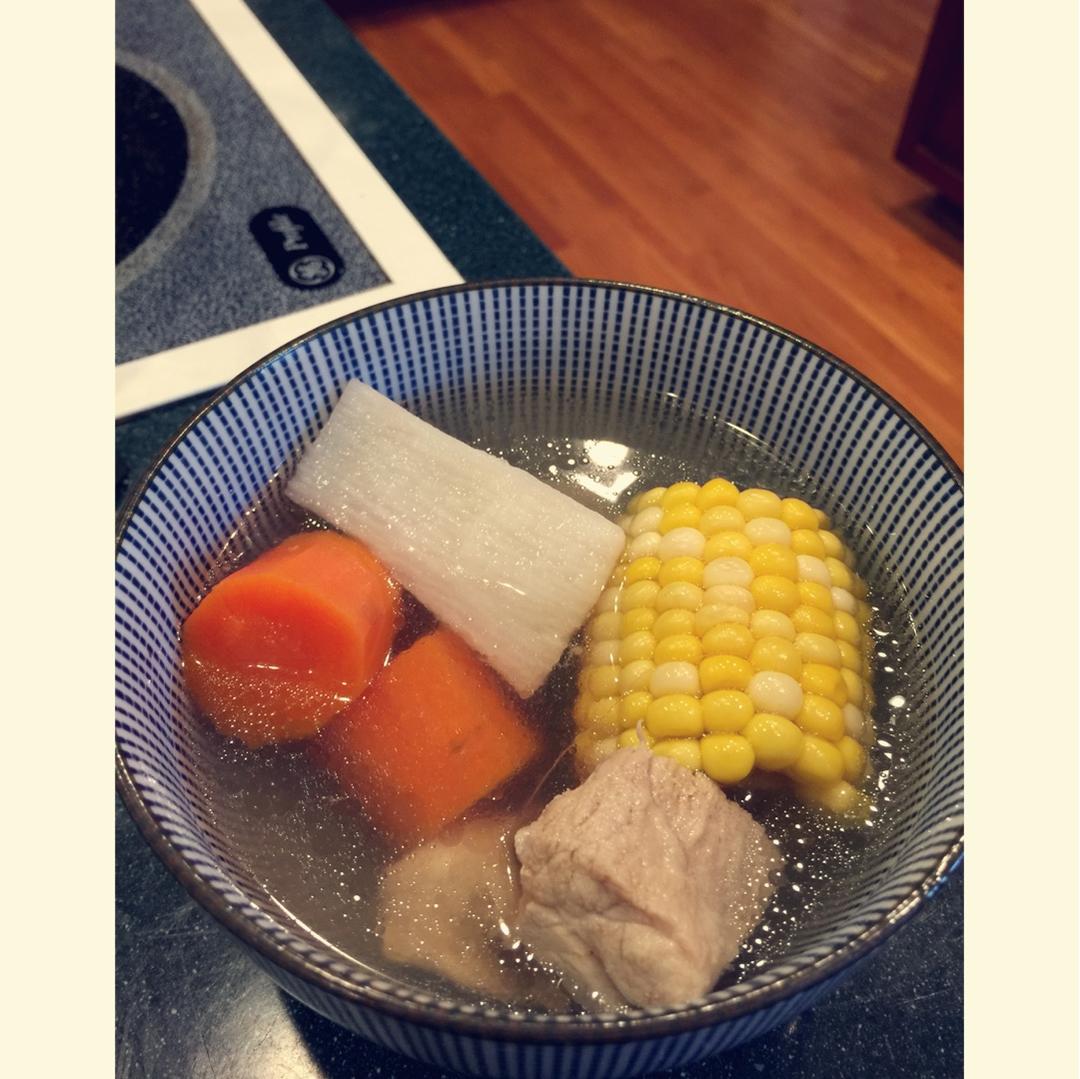 玉米山药排骨汤