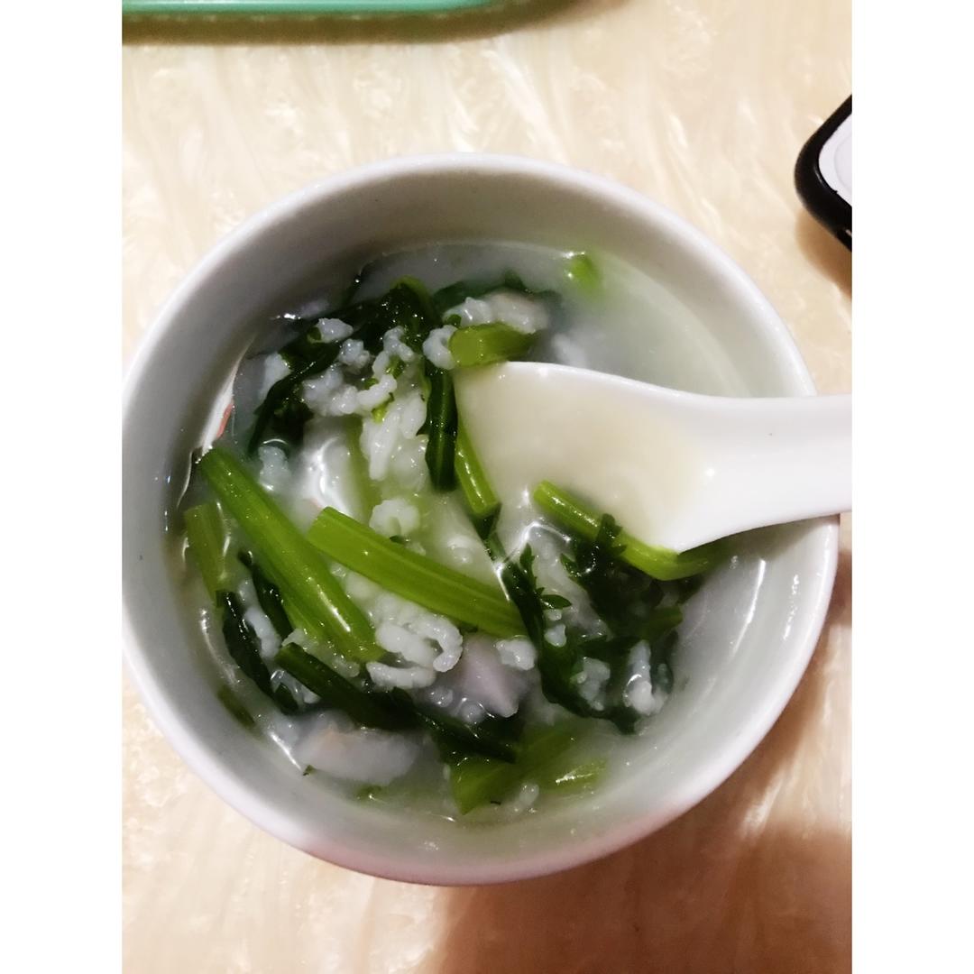 茼蒿菜粥