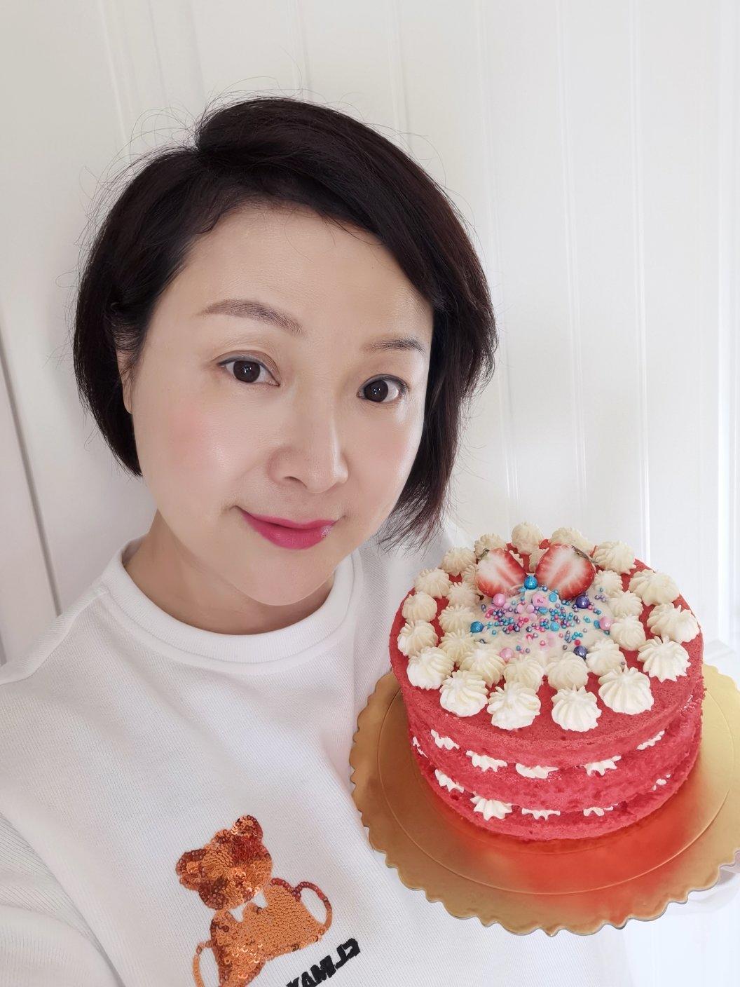 视频菜谱:红丝绒裸蛋糕6寸