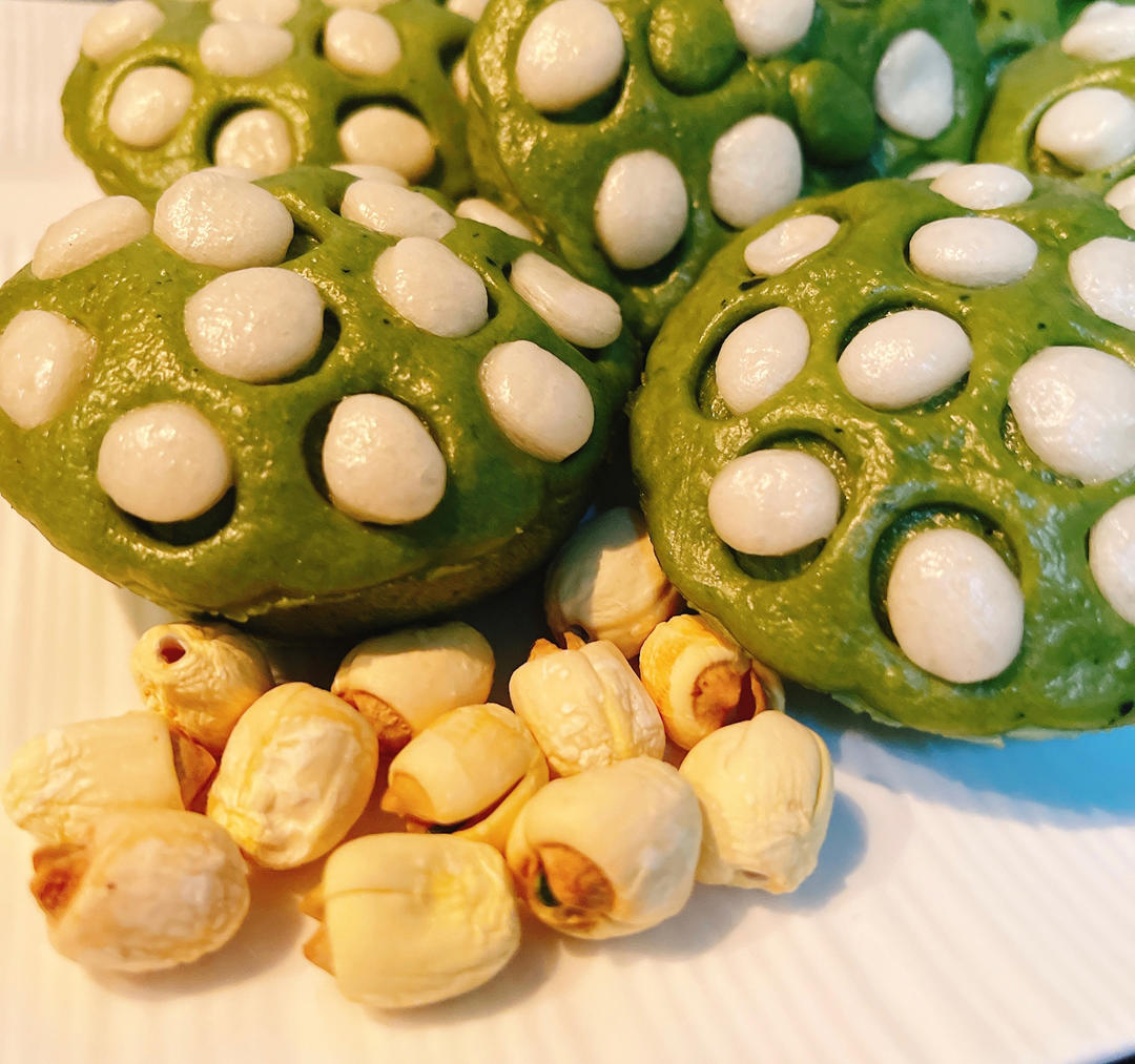 荷塘月色莲蓬馒头 *花儿馒头220