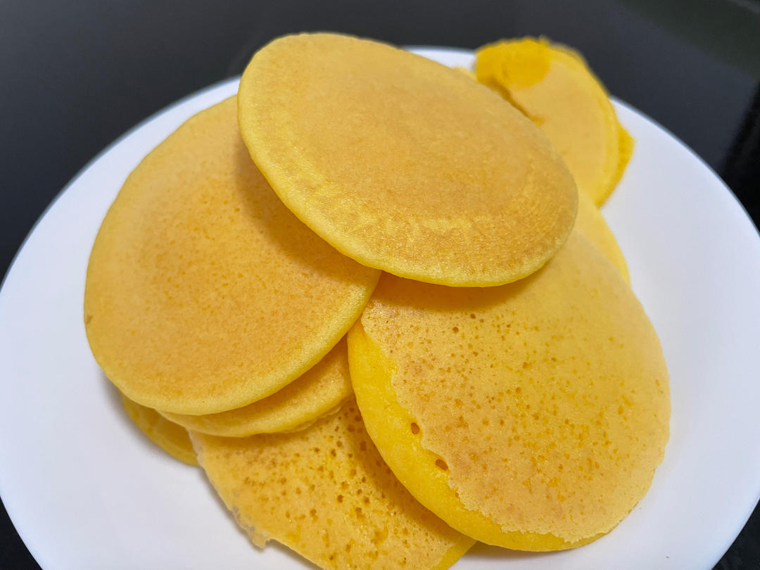 玉米面松饼，早起5分钟搞定，又软又健康