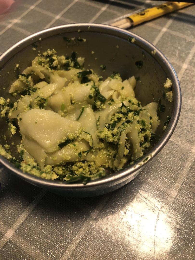 经典的韭菜鸡蛋馅儿饺子 怎么吃都不会腻