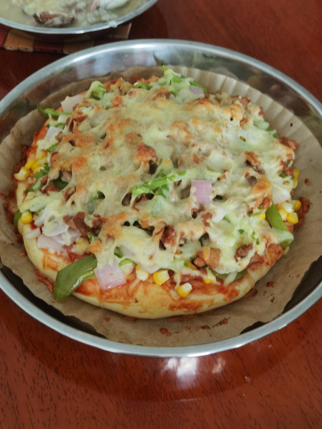 奥尔良鸡肉披萨