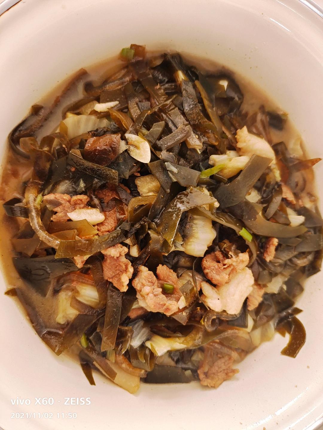 白菜海带炖粉条