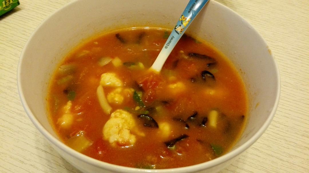 【食材包操作说明】鲜番茄魔芋鱼滑汤