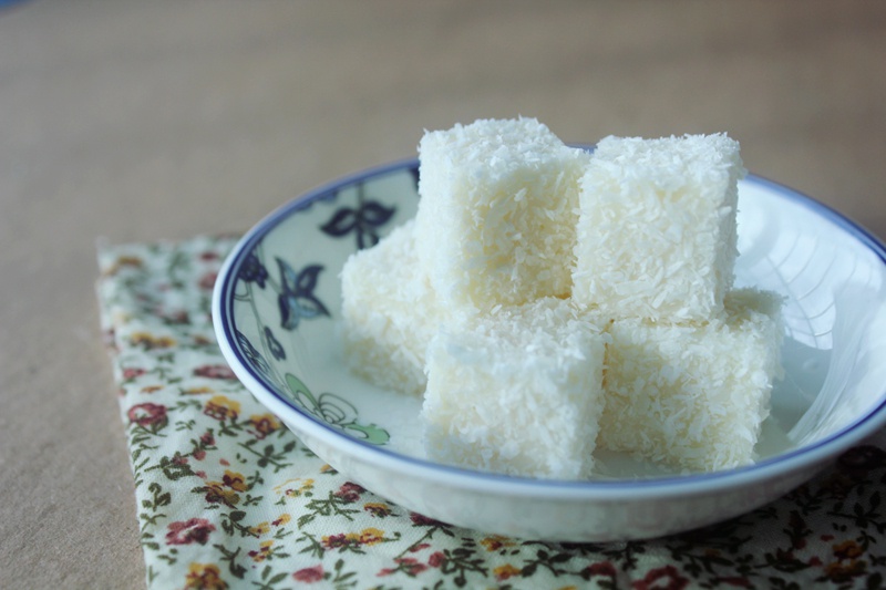 椰蓉牛奶小方