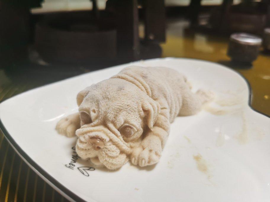 沙皮狗，脏脏小奶狗，巧克力慕斯狗，仿真卡通动物慕斯