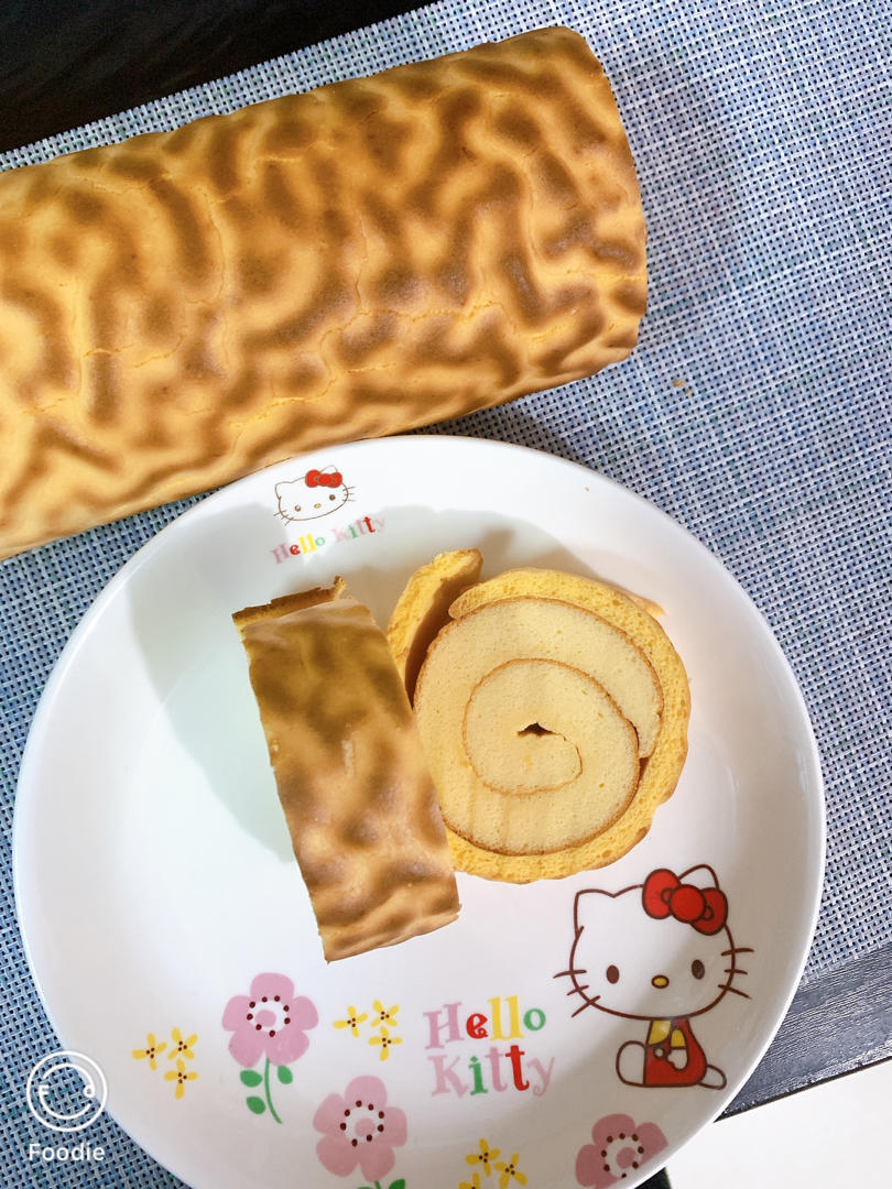 学好虎皮蛋糕卷‼️记住5秒消失法（小视频食谱）