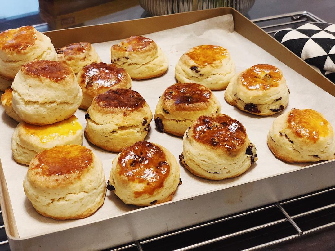 松饼口感蔓越莓司康的做法