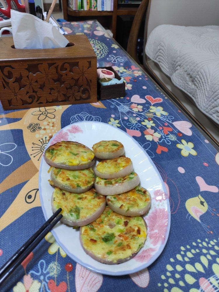 简单快手蔬菜鸡蛋煎饼
