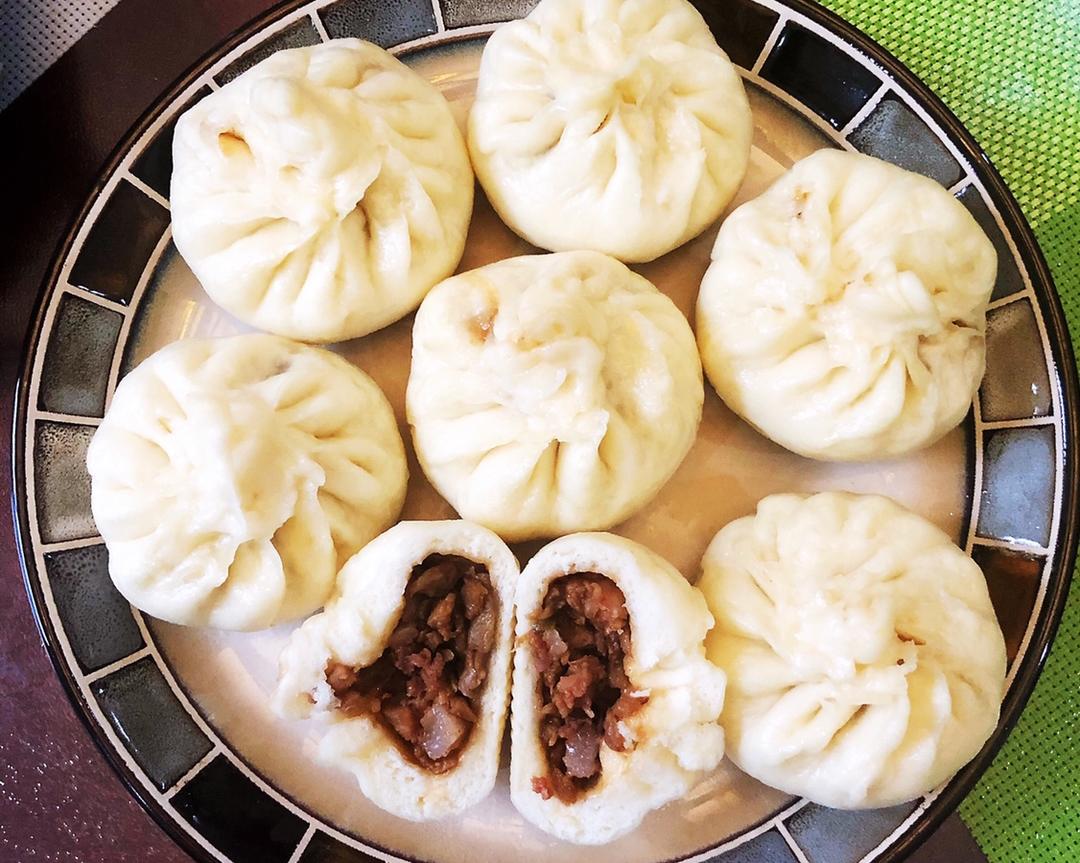 茄子发面大蒸包的做法