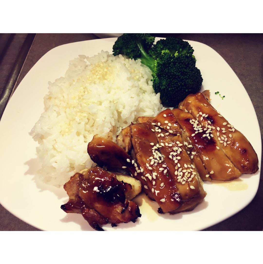 照烧鸡腿饭