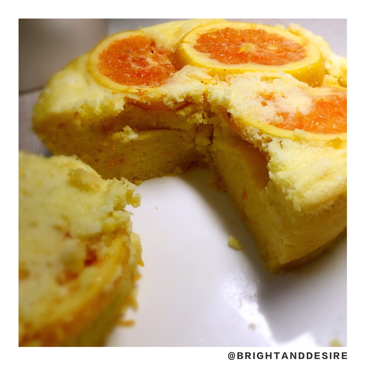 绵软清新香橙蒸蛋糕的做法