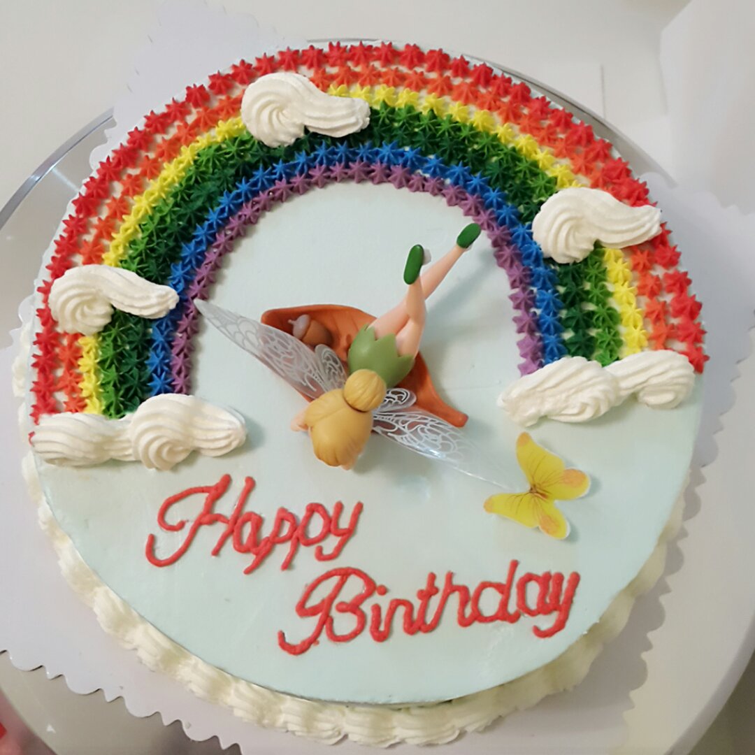 详细的裱花教程--彩虹蛋糕