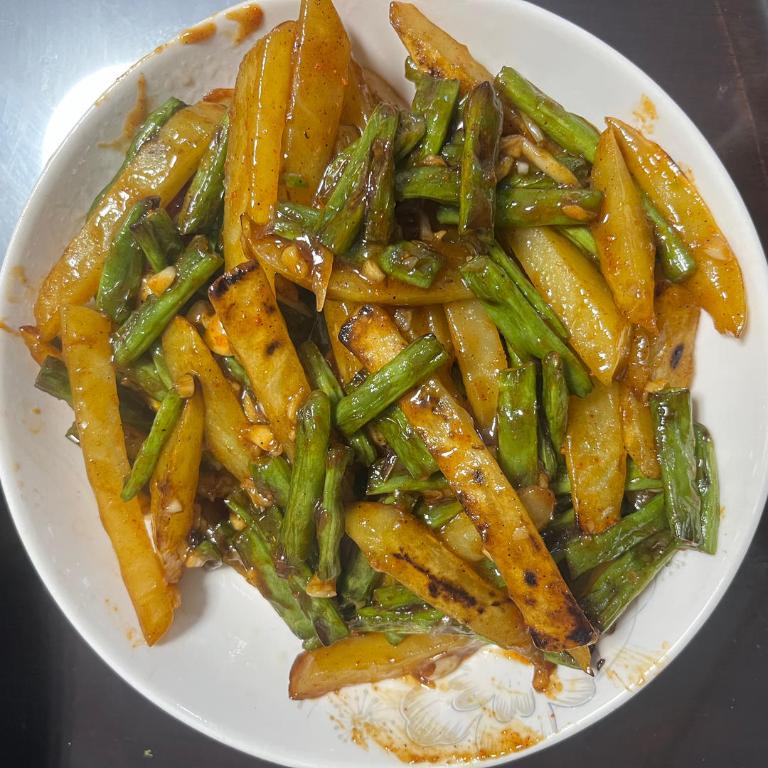 干煸豆角土豆