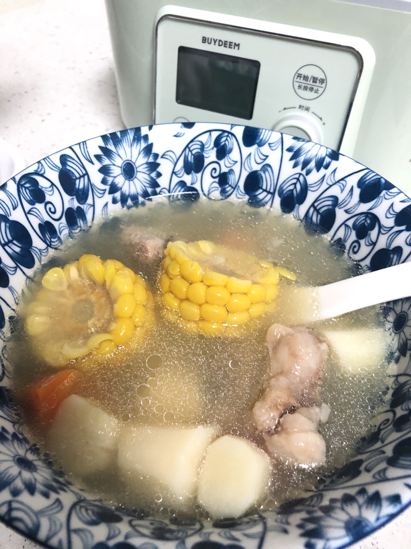 【3月北鼎蒸炖锅食谱】玉米排骨汤