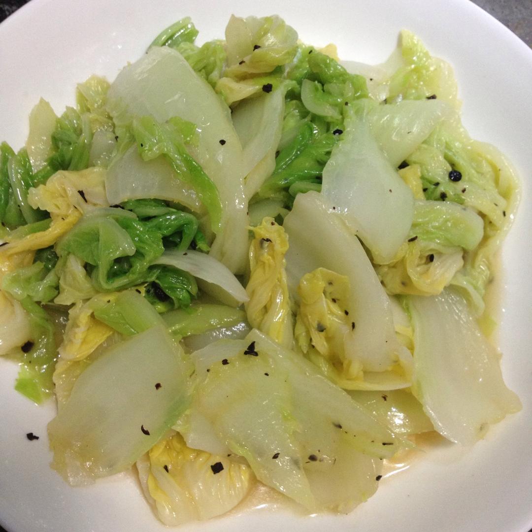 响油白菜