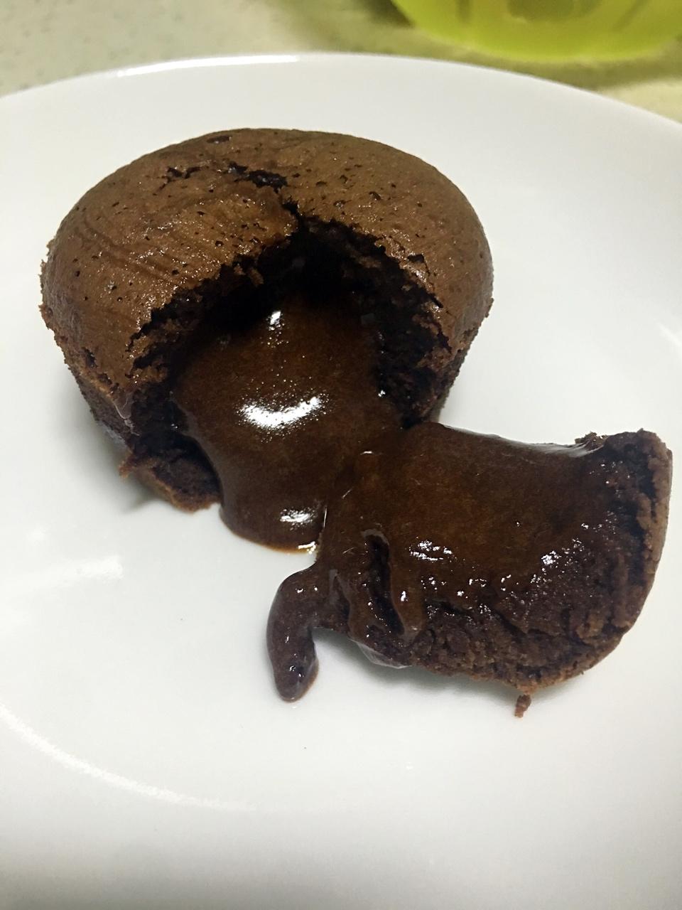 零基础巧克力熔岩蛋糕（1只量）