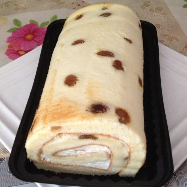 miffyli烘焙做的提子蛋糕卷