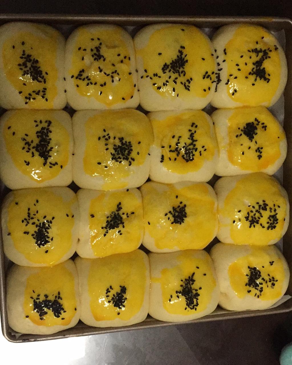 奶黄小餐包-一次发酵超好吃（附快手奶黄馅制作方法）