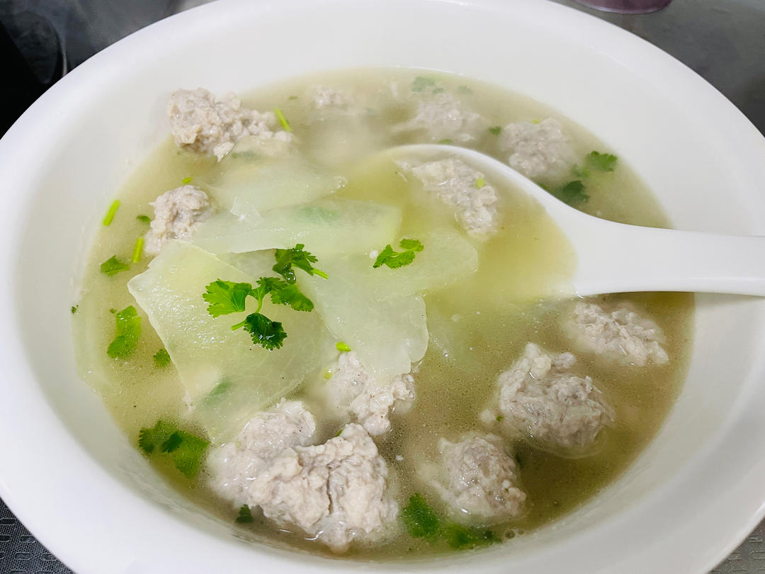 简单的美味：冬瓜丸子汤