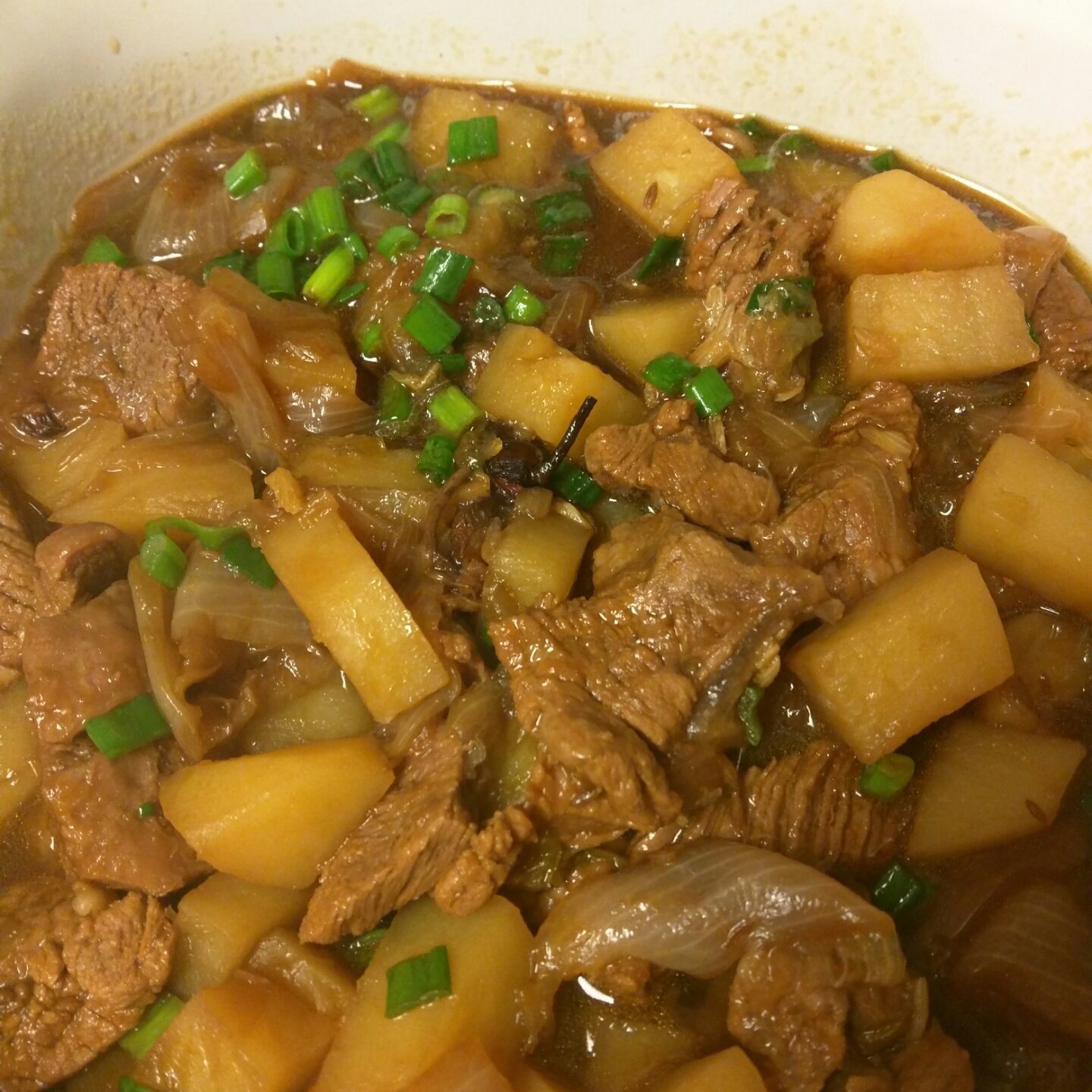 土豆炖牛肉