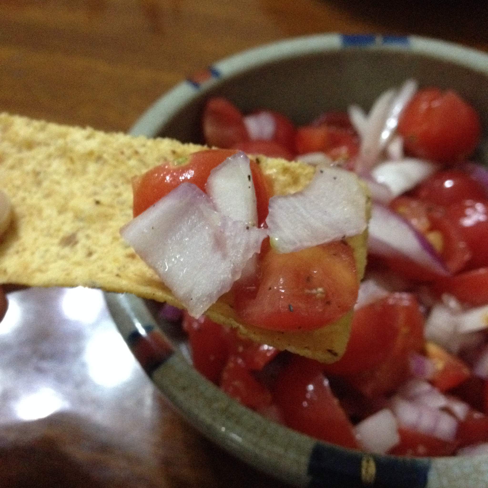 墨西哥风味番茄酱配玉米片