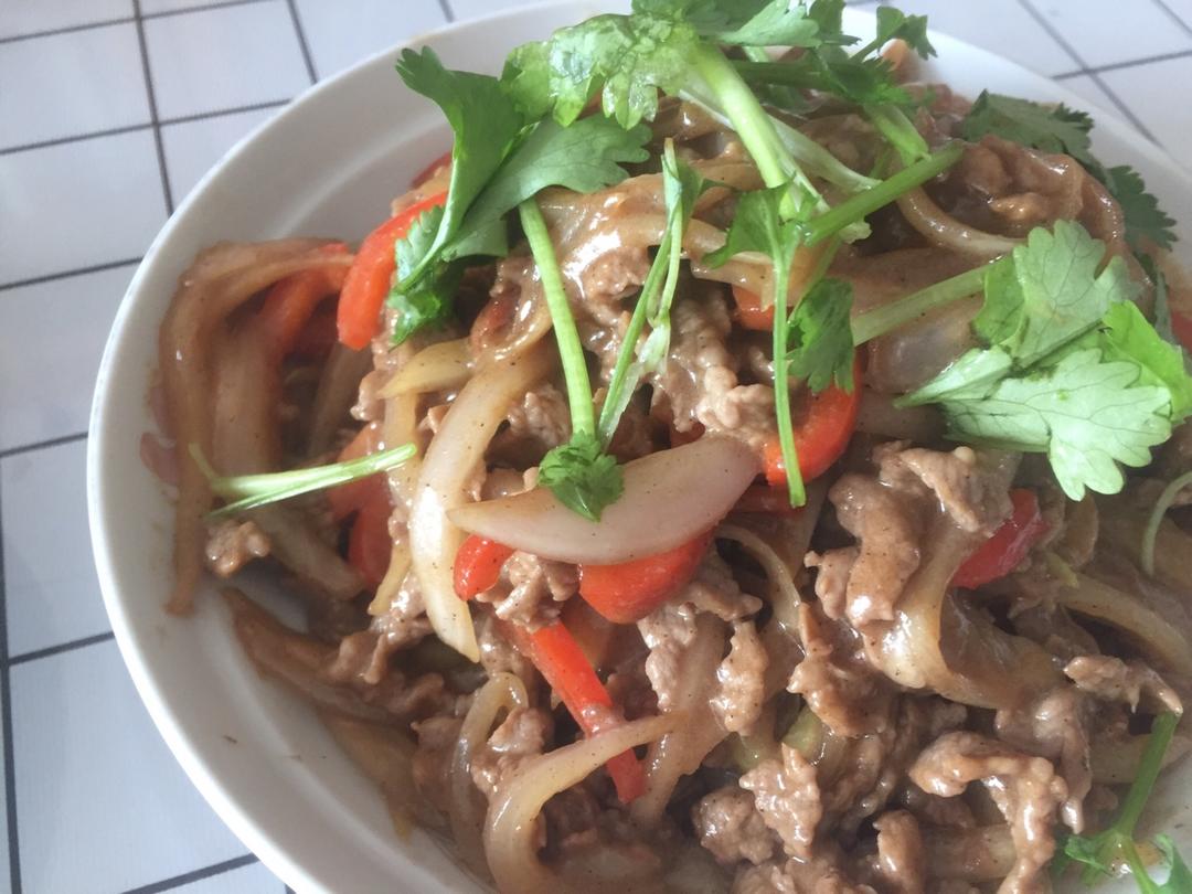 洋葱牛肉丝
