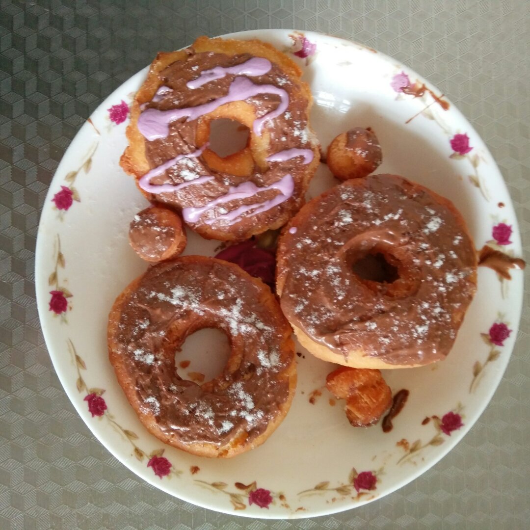 懒人甜甜圈——低筋面粉版