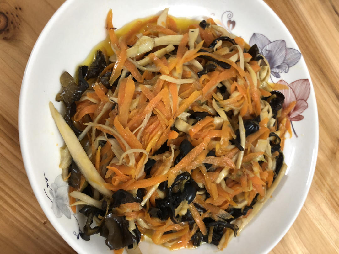 杏鲍菇素炒三丝