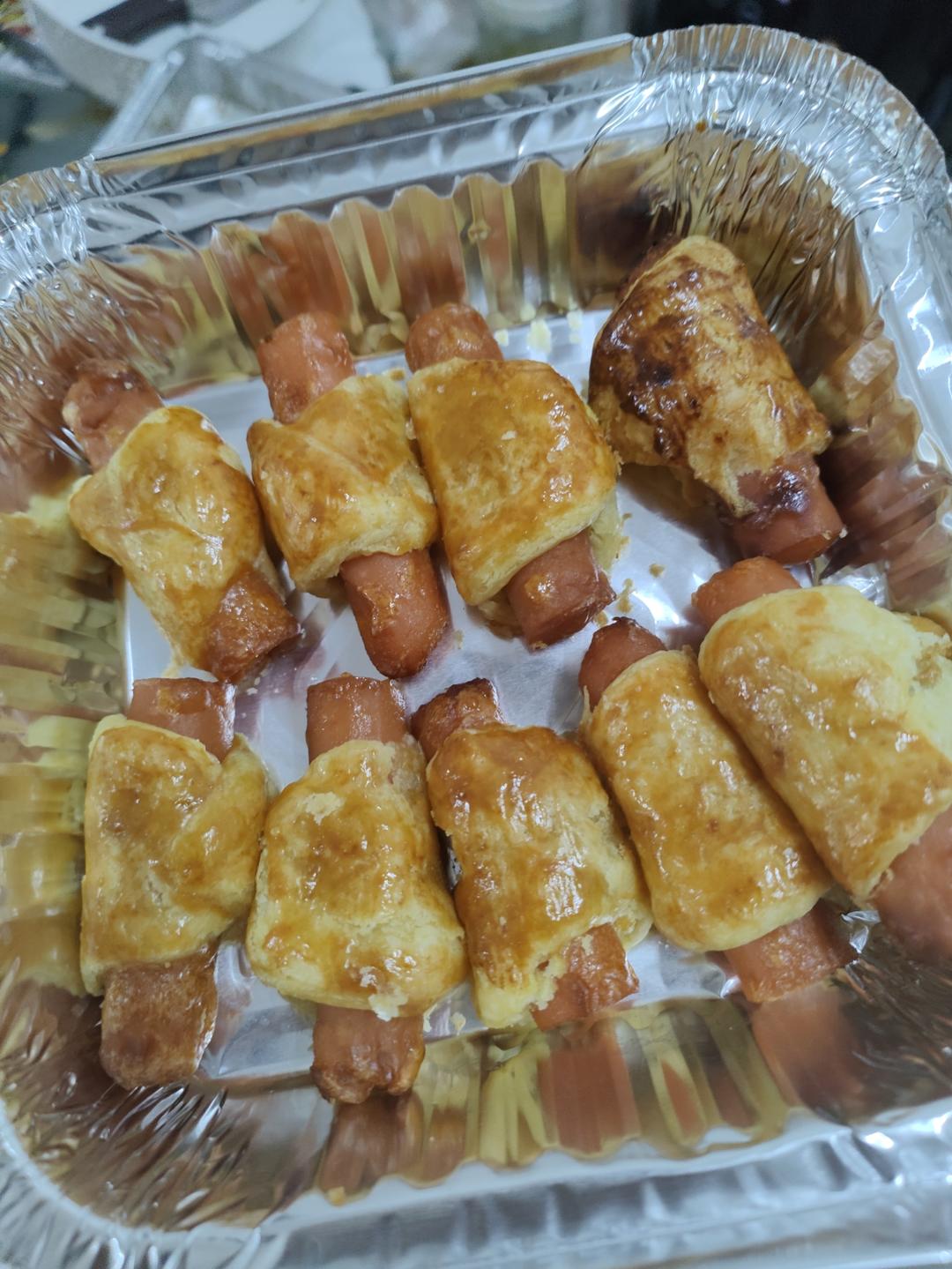 一口一个の热狗酥🍖
——🥐蛋挞皮简易版