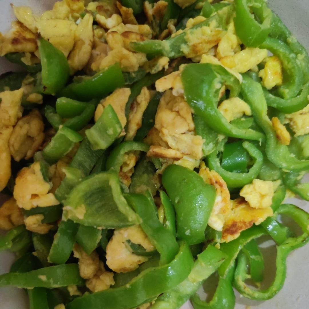 快手菜：青椒炒鸡蛋🥚
