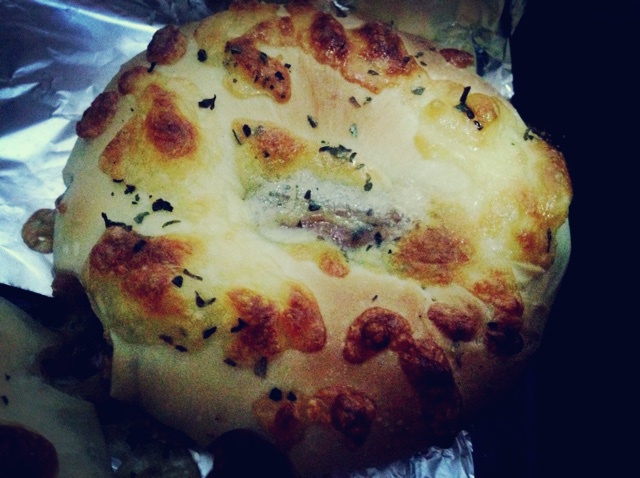 皇冠培根肉松面包