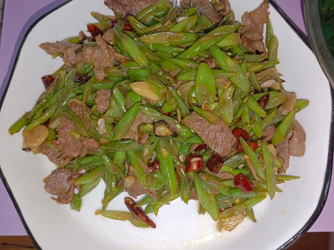 家常四季豆炒肉
