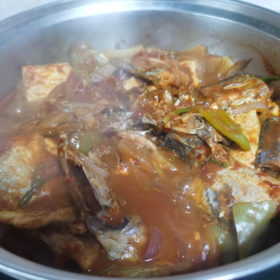 韩式辣炖带鱼