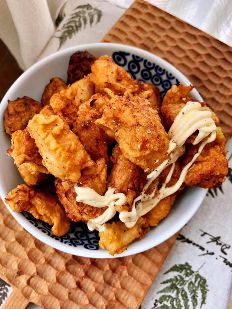 生酮酥炸椒盐小河虾