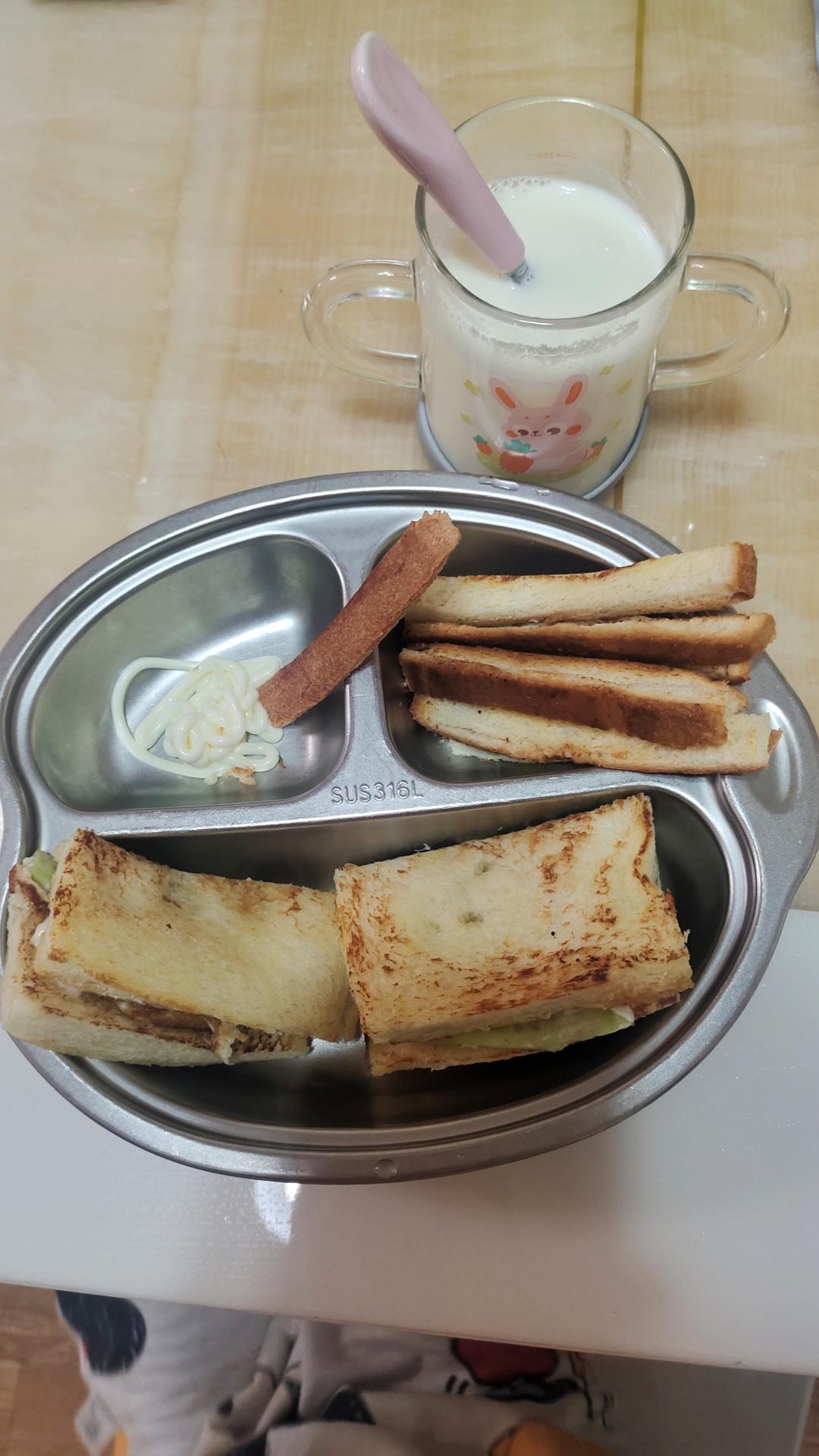 纯奶手撕吐司的做法 步骤1