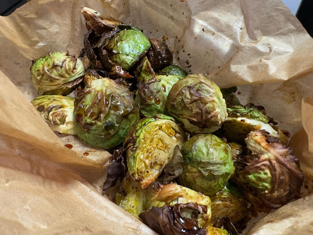 香烤酸甜孢子甘蓝 Roasted Brussels Sprouts