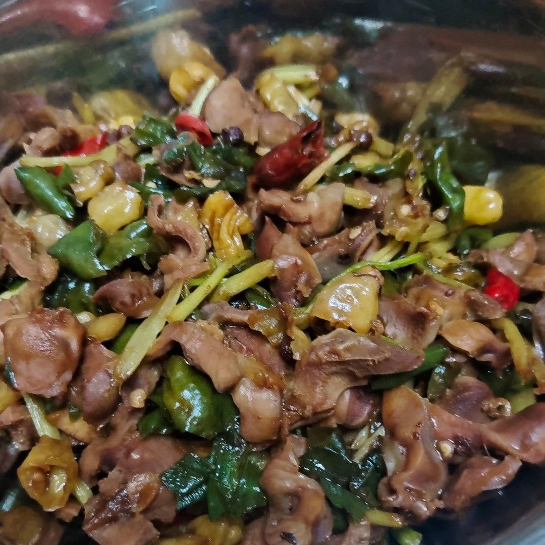 小炒鸡杂