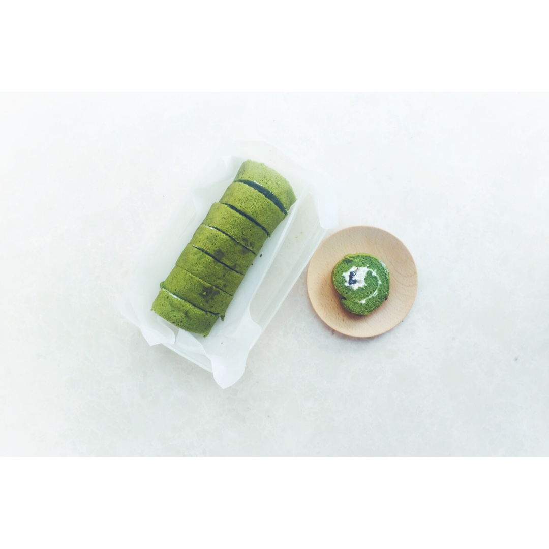 抹茶蜜豆蛋糕卷