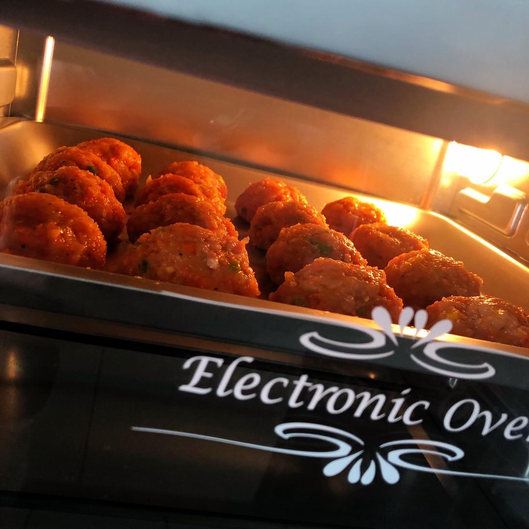 健身减脂无油鸡胸肉丸子