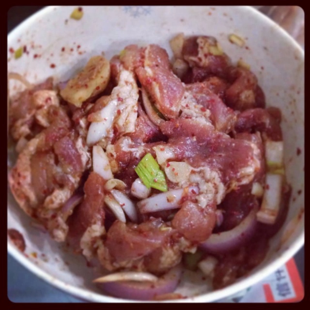 生炒五花肉