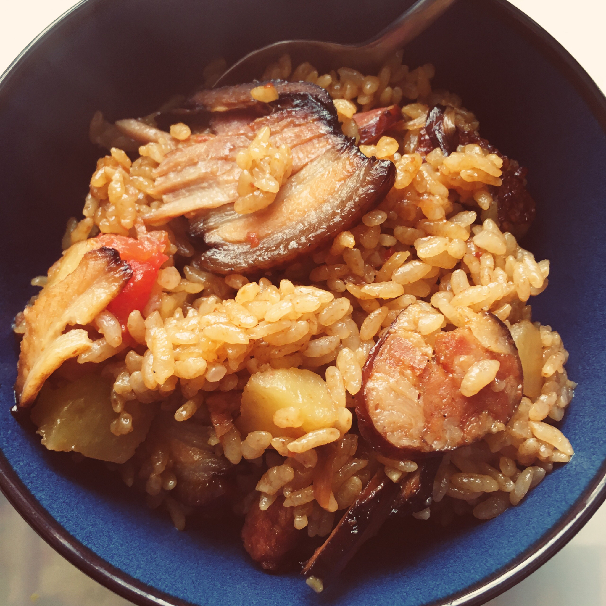 土豆腊肉焖饭（电饭煲）